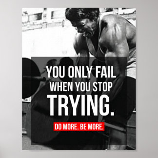 Bodybuilding Motivational Poster