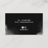 Bodybuilding Photography Fitness Personal Trainer Business Card (Back)