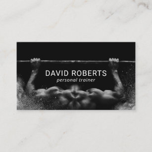 Bodybuilding Photography Fitness Personal Trainer Business Card