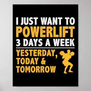 Bodybuilding Powerlifting Poster
