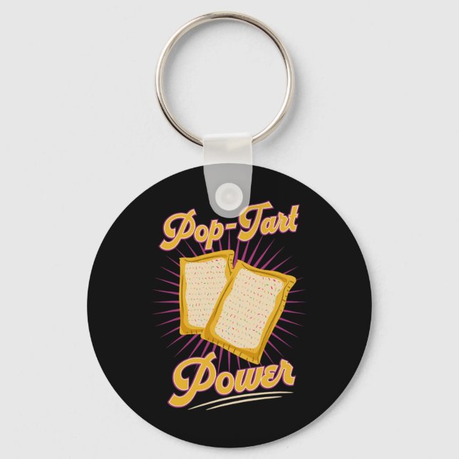 Bodybuilding Pre-workout Pop Tart Power Gym Exerci Key Ring (Front)