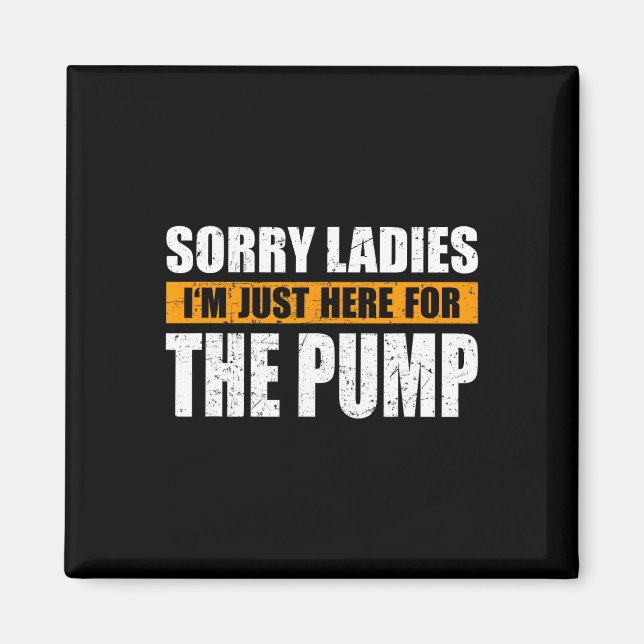 Bodybuilding Pump Cover Gym  Magnet (Front)