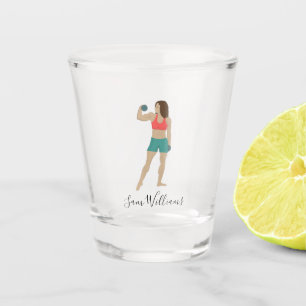 Bodybuilding Shot Glass