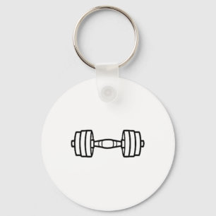 Bodybuilding Sport Minimalist Simple Dumbbell Key Ring