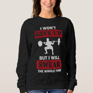 Bodybuilding  Squat Strength Training Fitness Sweatshirt