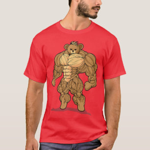 Bodybuilding Teddy Bear Gym Bodybuilder T-Shirt