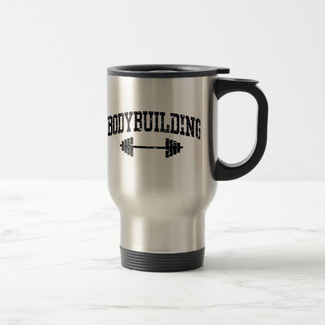 Bodybuilding Travel Mug (Right)