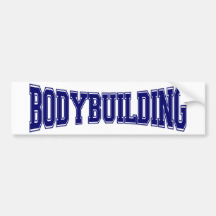 Bodybuilding University Style Bumper Sticker