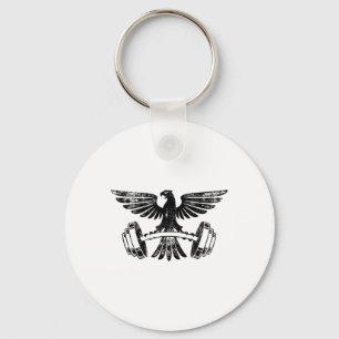 Bodybuilding Weightlifting Workout Home Gym - Vint Key Ring