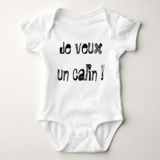 Bodystocking for baby “I want a calin!” by REN Baby Bodysuit