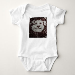 bodysuit with dog design