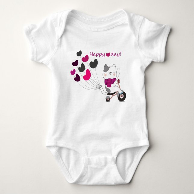 Bodysuits "Happy day" (Front)