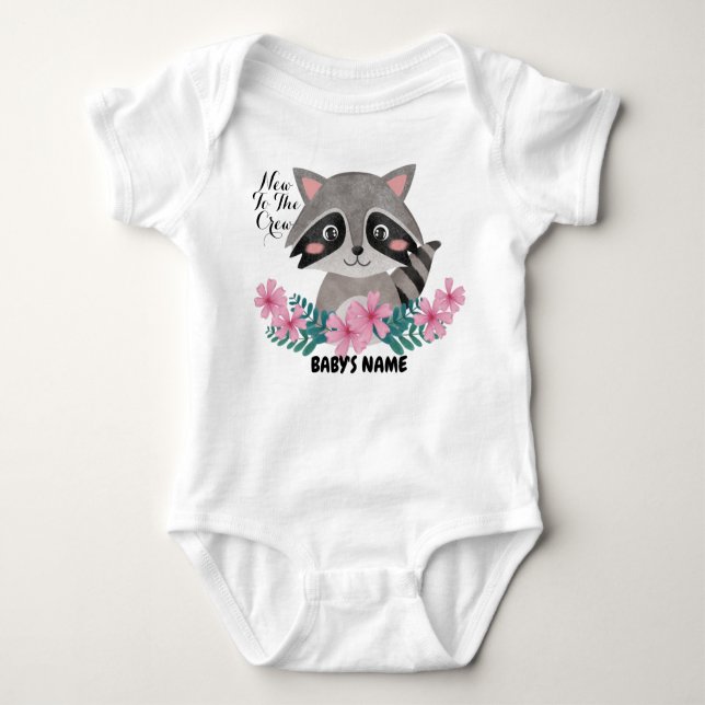  Bodysuits T-Shirt baby for baby new to the crew (Front)
