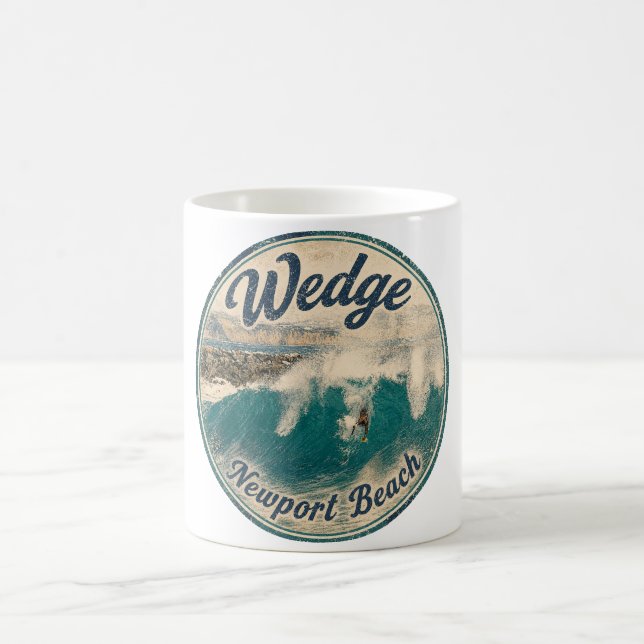 Bodysurfing the Wedge - Coffee Mug  (Center)