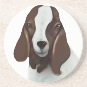 Boer Goat Sandstone Coaster