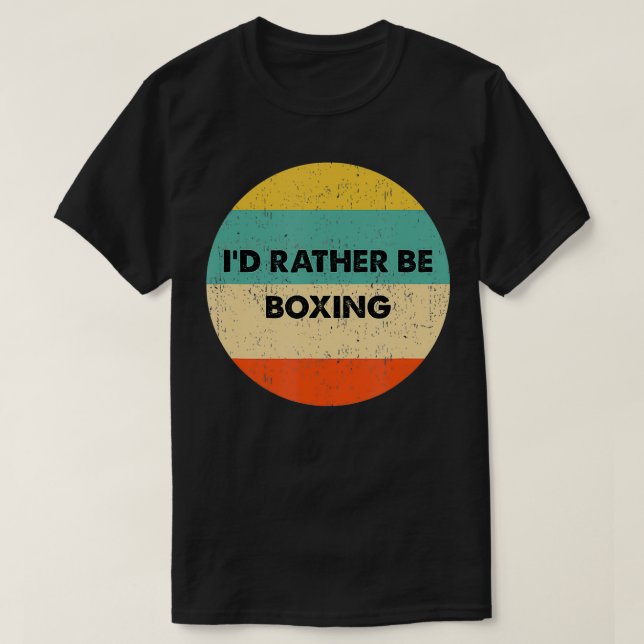 Boer   I'd Rather Be Boing  T-Shirt (Design Front)