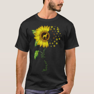 Boer Mom Sunflower Boer Lover Gifts Dog Mom Mama T-Shirt