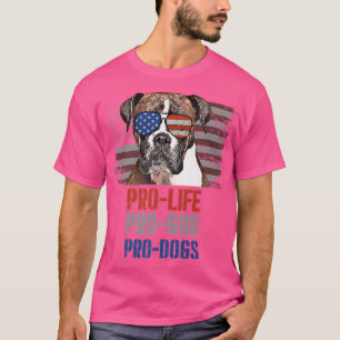 Boer Pro Life Pro God Pro Dogs Premium  T-Shirt