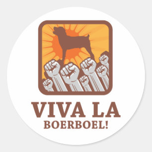 Boerboel Classic Round Sticker