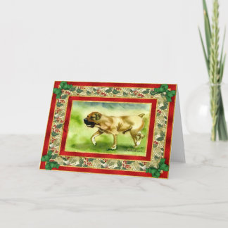 Boerboel Dog Blank Christmas Card