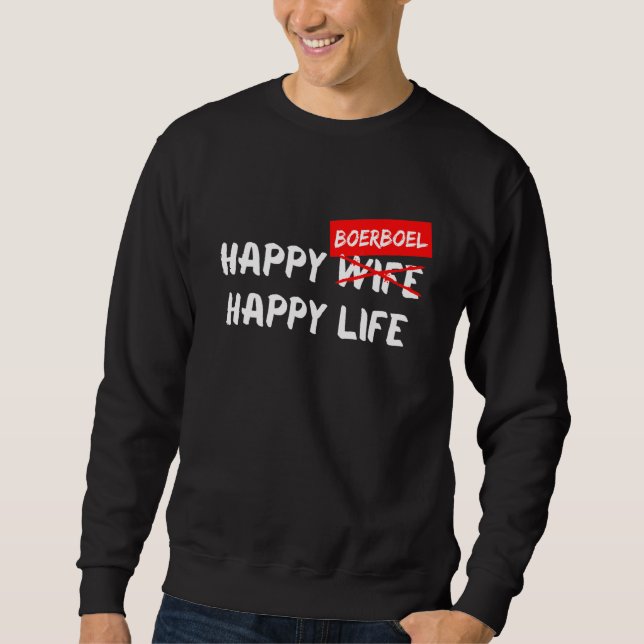 Boerboel Dog Breed Happy Life Animal Friend Dog Sweatshirt (Front)