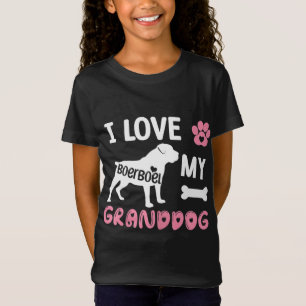 Boerboel Dog Grandma Gifts I Love My Granddog Dog  T-Shirt