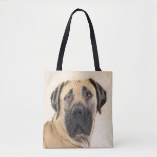 Boerboel Painting - Cute Original Dog Art Tote Bag