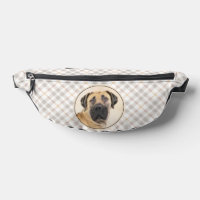 Boerboel Painting Fawn Red Mastiff Pet Dog Art