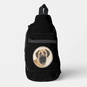 Boerboel Painting Fawn Red Mastiff Pet Dog Art Sling Bag