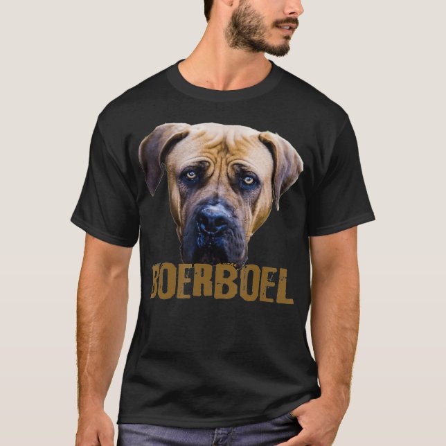 Boerboel South African Mastiff Retro T-Shirt (Front)