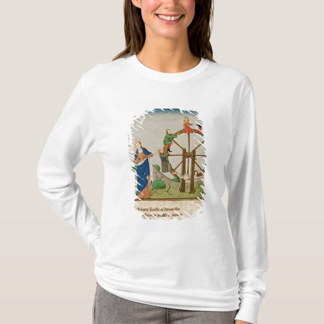 Boethius with the Wheel of Fortune T-Shirt (Front)