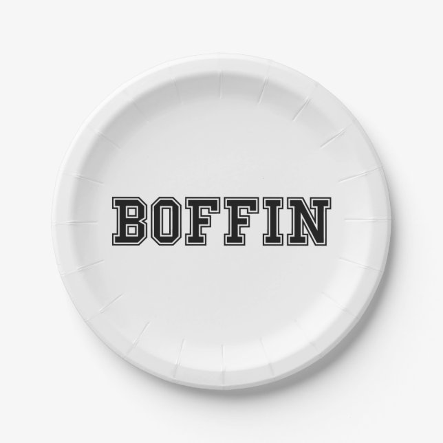 BOFFIN PAPER PLATE (Front)