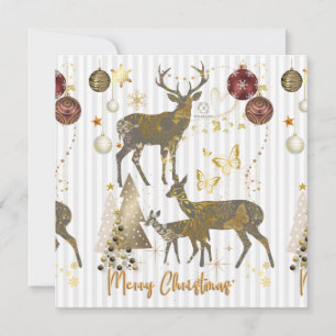 Boganhues Christmas Print Sticker Invitation