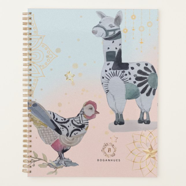 “Boganhues Farmyard Fusion” Planner (Front)