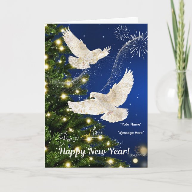 Boganhues New Year Print Card (Front)