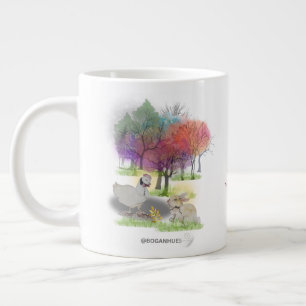 Boganhues Pipa & Marlow Print Large Coffee Mug