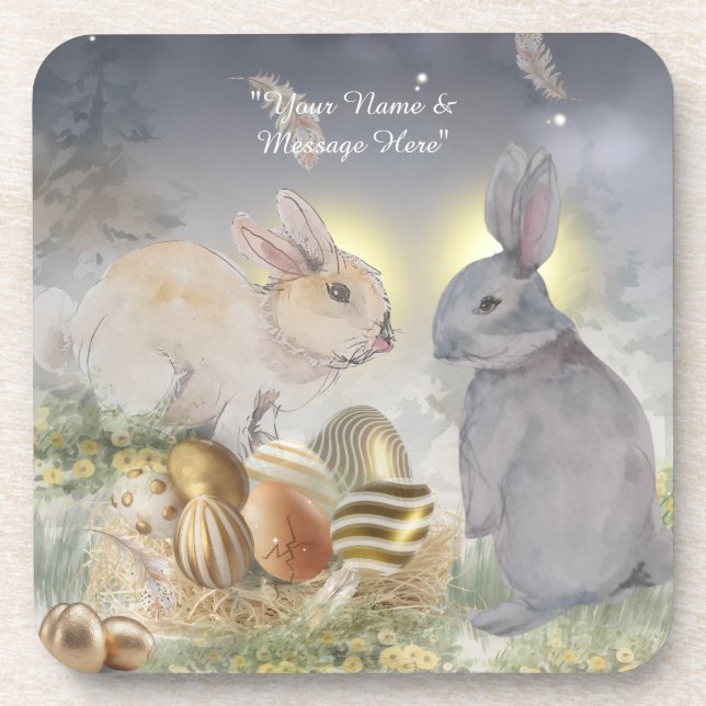 Boganhues "Pipa & Marlow" series print Coaster (Front)