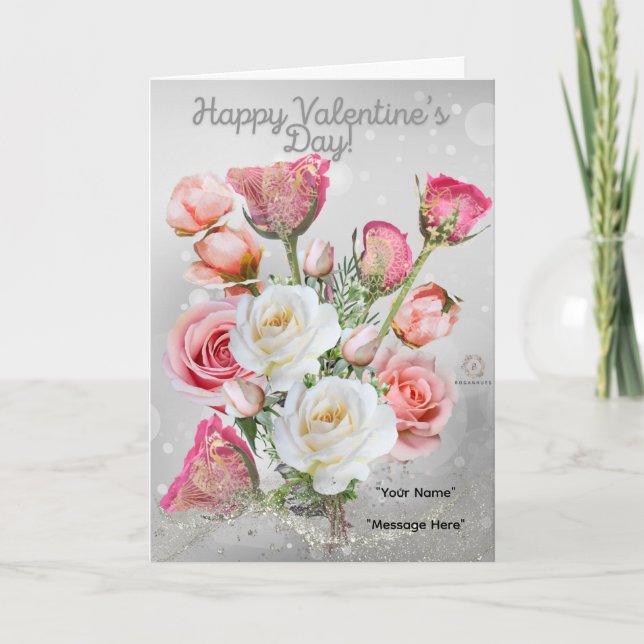 Boganhues Print Luxury Velentine Card (Front)