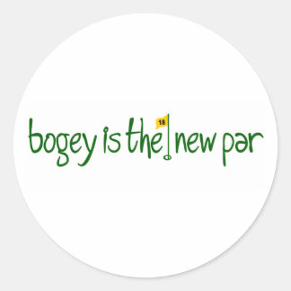 Bogey Is The New Par Classic Round Sticker