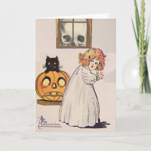 Bogeyman (Vintage Halloween Card) Card