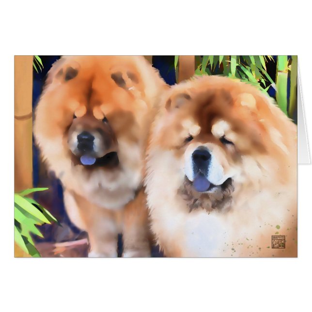 BOGIE & SPOOKY heARTdog chow (Front Horizontal)