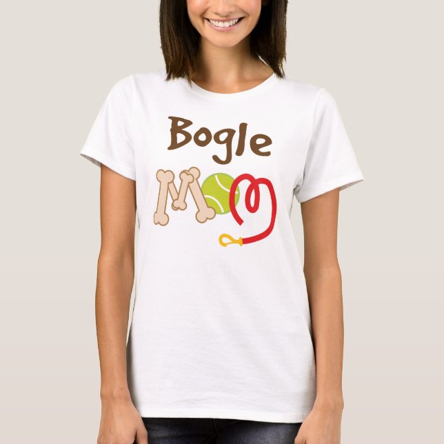 Bogle Dog Breed Mum Gift T-Shirt (Front)