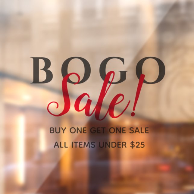 BOGO Retail Sale (Sheet 2)