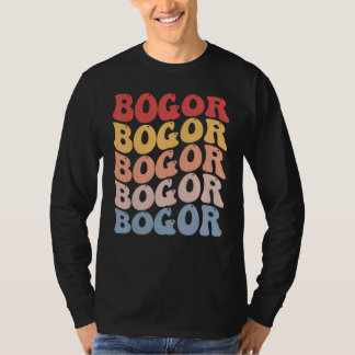 Bogor City Groovy Retro T-Shirt