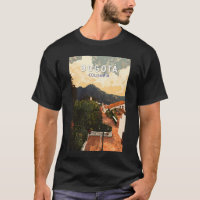 Bogota Colombia Illustration Travel Art Vintage