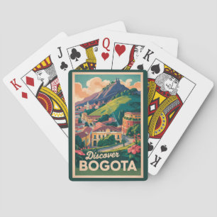Bogota Colombia Travel Art Vintage Playing Cards