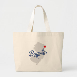 Bogota New Jersey NJ Shirt Large Tote Bag