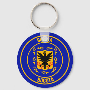 Bogotá Round Emblem Key Ring
