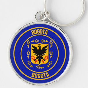 Bogotá Round Emblem Key Ring