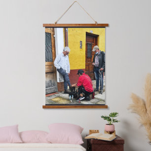 Bogotá Street Scenes Hanging Tapestry